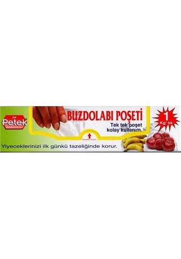 Petek Buzdolabı Poşeti 1 KG