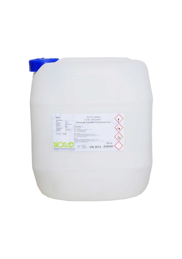 Amonyak Çözeltisi % 25 Extra Pure 20 L