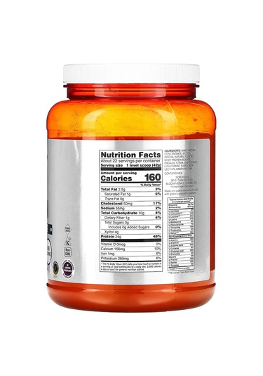 Now Foods Whey Protein 907 Gr Çikolata Aromalı