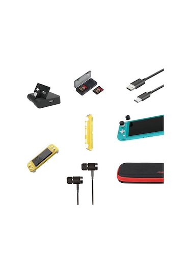 Dobe Nintendo Switch Lite Aksesuar Ve Koruma Paketi-Tns-19171