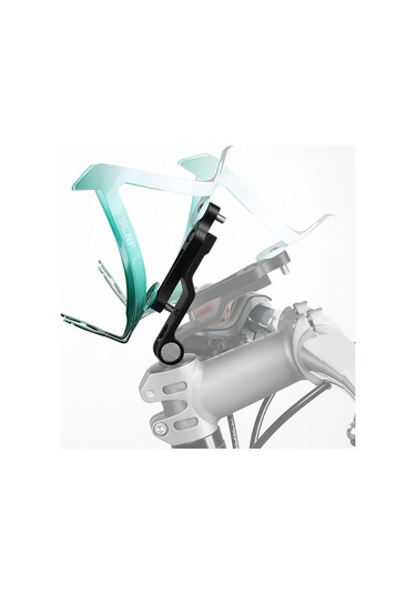 Suntek Bisiklet Şişe Tutucu Adaptörü Alüminyum Alaşımlı Siyah