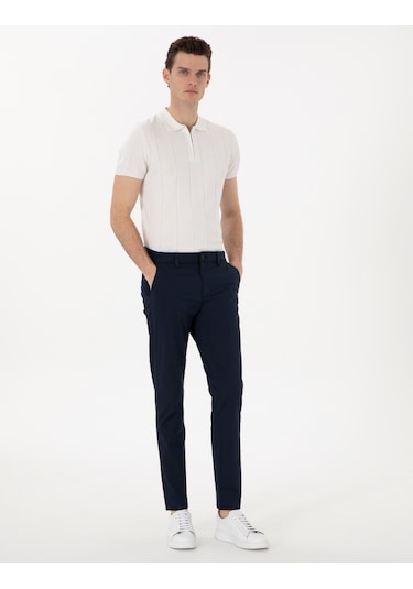 Pierre Cardin Erkek Lacivert Pantolon Kanvas-chino 50301759-vr033 Lacivert