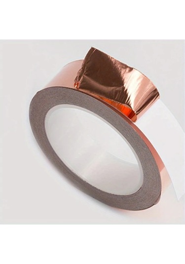 Sunshine011 Bahçe Salyangoz Önleyici 2cm Bakır Folyo Bant - Çiçek Ve Bitki Koruma, Elektriksiz