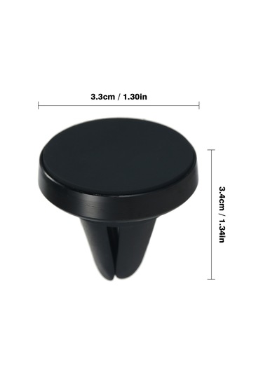 Monyee Araç Hava Çıkışı Manyetik Telefon Tutucu - Siyah/gümüş Seçenekli, Silikon & Alaşım Malzeme GÜMÜŞ