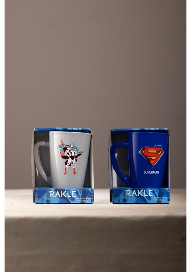 Rakle Superman 2'li Kupa Seti Mavi-gri 400 Cc Renkli