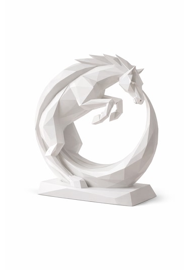 Low Poly Ejderha Figürü Fantastik Ejderha Heykeli 3d Baskı Dekoratif Masaüstü Süsü 0