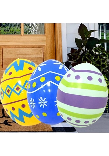 Pazly Yumurtası Suntek Şişme Sarı Paskalya Ev Dekoru Dekorasyon Vs