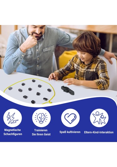 Manyetik Satranç Oyunu Seti, 20 Taş, Aile Oyunu,b