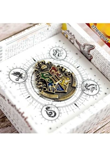 Dancemonkey Harry Potter Metal Rozet Broş-hogwarts, İlk Yıldızlı Versiyon Altın