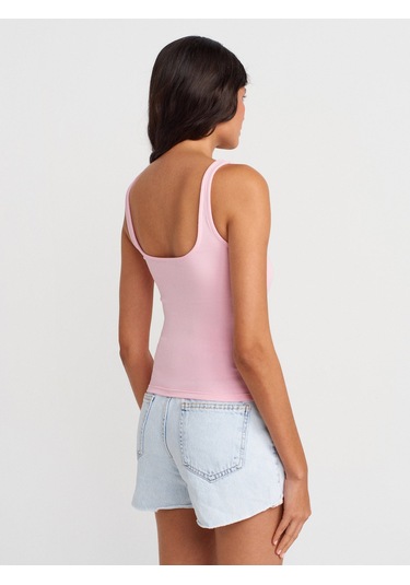 Dilvin 21057 Askılı Atlet-toz Pembe Toz Pembe