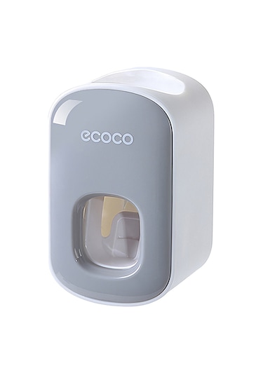 Ecoco Duvara Monte Otomatik Diş Macunu Dispenseri Gri Diğer