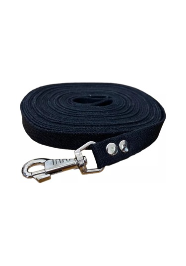 Tehpro44 Köpekler İçin 10 Metrelik Güçlendirilmiş Branda Tasma 151493157 Siyah