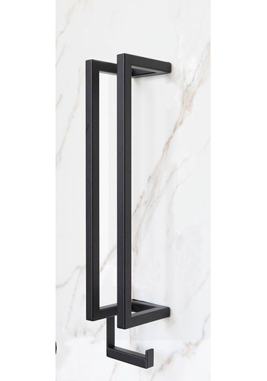 Rosa Duvara Monte Depolu Wc Kağıtlık Siyah