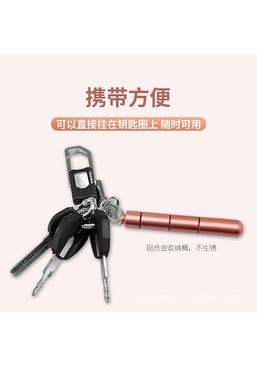 Youmex Pembe Altın 6'lı Set: Çelik Kulak Kazıcı, Ev Kullanıma Uygun, Taşınabilir Depolama Kutusu İle Kolay Kullanım Diğer