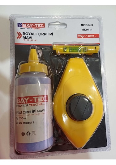 Bay-tec Boyalı Çırpı İpi Mavi 30mt 115gr-su Terazili