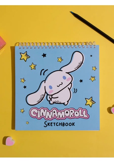 Hello Kitty Cinnamoroll Markerlarla Çizim İçin A5 Not Defteri 316742029 Açık Mavi