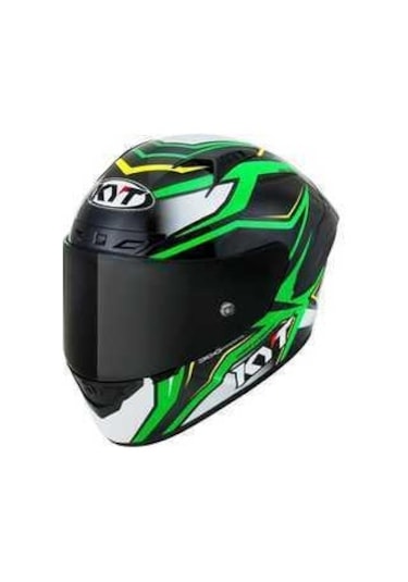 Kyt Nz Race Carbon Stride Yeşil Motosiklet Kaskı Yeşil