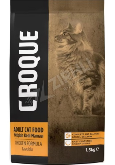 Croque Tavuk Etli Yetişkin Kedi Maması 1.5 Kg