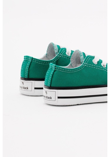 Rahat Kalıp Bağcıklı Çocuk Unisex Yeşil Spor Ayakkabı Tbh1460 Yeşil