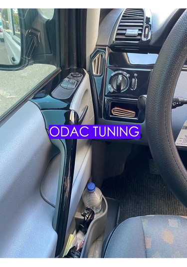 Mercedes Vito Viano 2004-2013 Maun Kaplama Set Piano Black Siyah