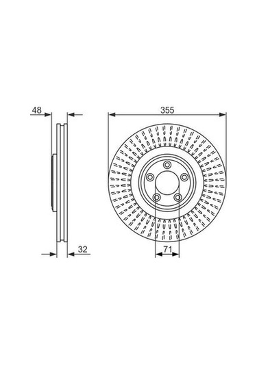 Jaguar F-type 3.0 2012-2016 Bosch Ön Disk 2 Adet