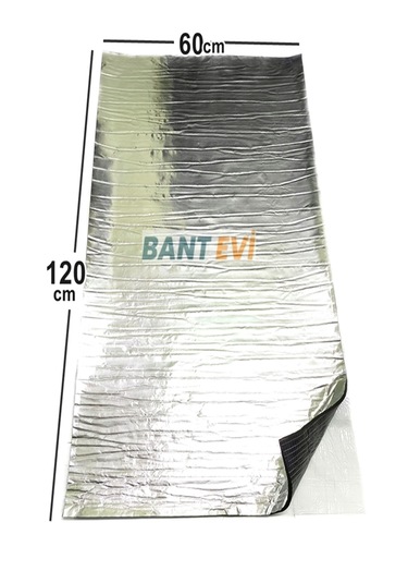 Yüksek Isıya Dayanıklı Cam Elyaf Alüminyumlu Kauçuk Isı Kalkanı