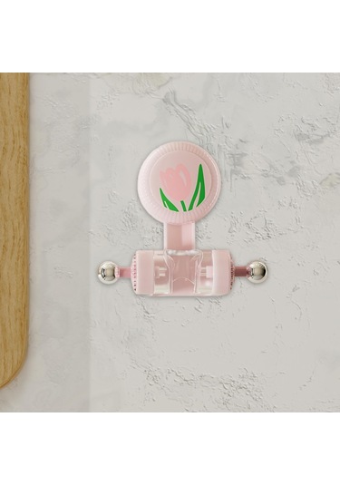 Suntek Duş Başlığı Tutucu Banyo Sprey Apartman Otel Tuvalet Pembe