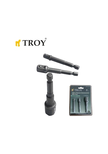 Troy 26132 Lokma Adaptör Seti. 3 Parça