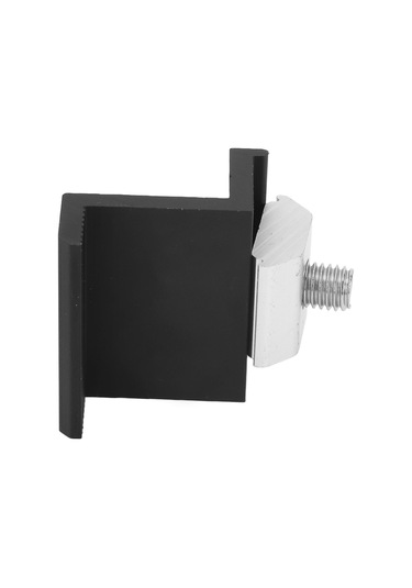 Yaozixa 12 Adet Alüminyum Z Tipi Güneş Paneli Uç Klembi - 45mm, Dayanıklı, Kolay Kurulum, Çiftlik/rv/uzaylar İçin