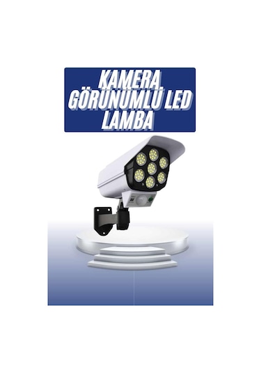 Solar Bahçe Lambası Uzaktan Kumandalı Kamera Görünümlü Hareket Se