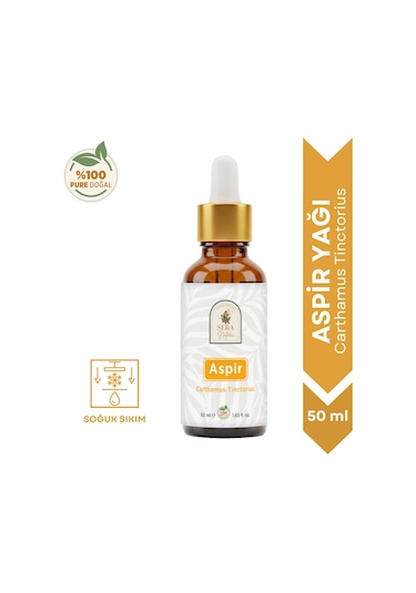 Aspir Yağı 50 Ml %100 Doğal Nemlendirici & Besleyici