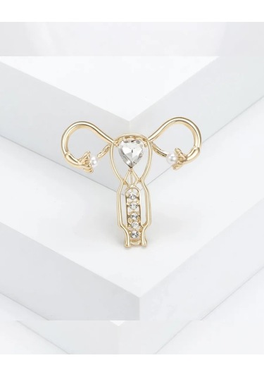 Especailly For You Doktor İçin Orijinal Hediye Tıbbi Broş 184620903 Altın Rengi