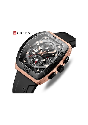 Curren 8443 Quartz Kol Saati-orjinal Kutusunda Siyah Gold