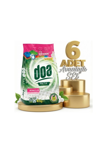 Doa Matik Deterjan Renkliler 6x4 Kg