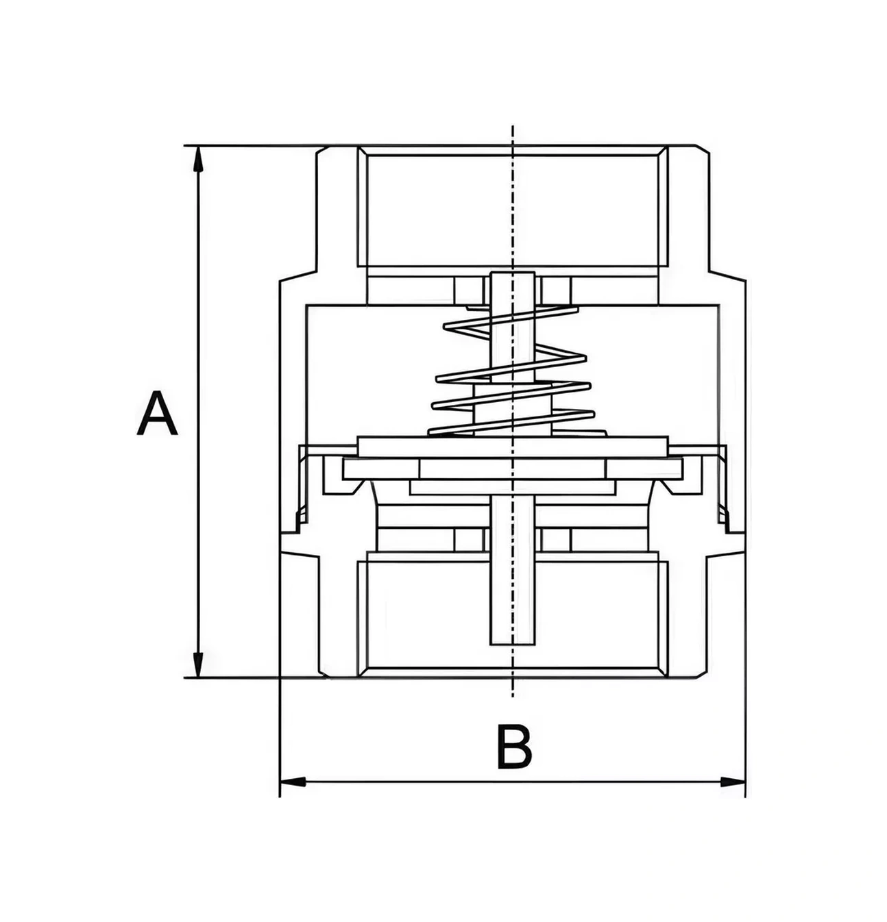 Tım 1" İç Dişli Jh-1012b Pirinç Çubuklu Çek Valf 183481456