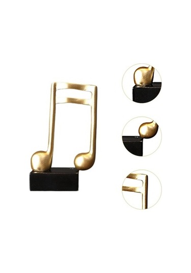 Lijinxu Müzik Notu Heykel Masa Centerpiece Kitaplık Stil-c
