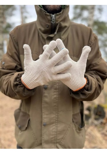 Bogatyr'percatka Çalışma Eldivenleri Pamuklu İnşaat Ve Ev İşleri İçin Pvc Kaplı 30 Çift 182668983