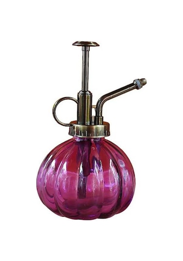 Pazly Suntek Sulama Şişe Pot Mor Çiçek Bitki Bahçe Antik Vj