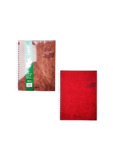 Le Color Lynel Renkli Sert Kapak Spiral Kareli Defter - 2 Adet