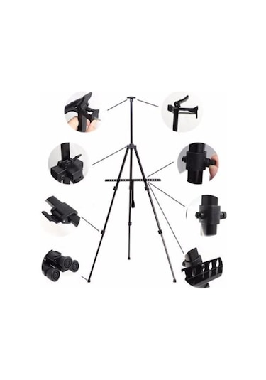 Metal Şövale Tripod Ayaklı