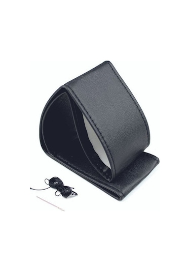 Direksiyon Kılıfı Düz Deri Dikişli Iğne Siyah Dikiş Ipi Siyah