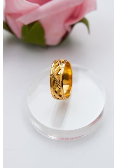 Latif Kuyumculuk 22 Ayar Altın Kalemli Alyans Nişan Yüzüğü Lkyzk1531
