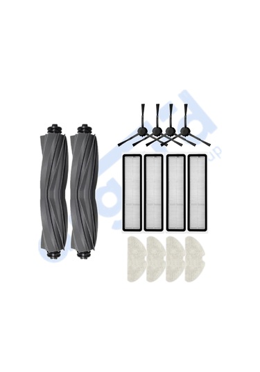 Dreame D10s, D10s Pro, D9 Max Gen 2 Uyumlu 2 Ana Fırça 4 Yan Fırça 4 Filtre 4 Mop Pkt-iasgf0000935
