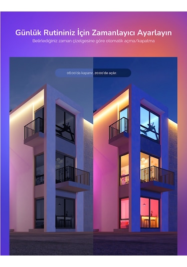 Govee Wifi + Bluetooth 800 Lümen Uygulama Kontrollü Akıllı Ayarlanabilir Modlu Led Ampul