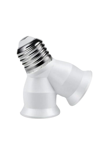 E27 Duy Çoğaltıcı Tek Duydan Çift E27 Lamba Bağlantısı