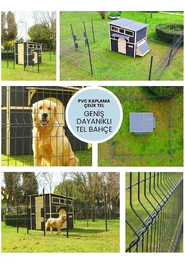 Mandu Private Ahşap Bahçeli Köpek Kulübesi