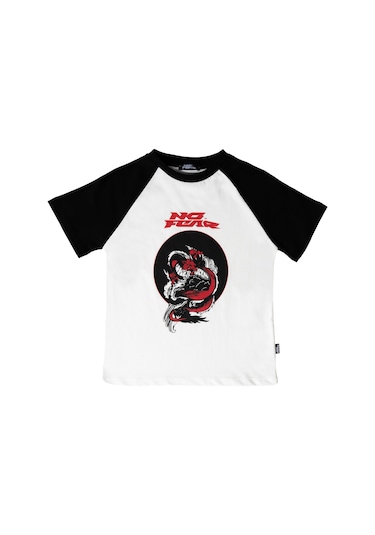 No Fear Erkek Çocuk Tshirt Nfr-b500353 Siyah - Beyaz