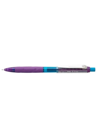 Pentel Versatil Kalem Metal Klipsli Büyük Boy Silgili Q-erase 0.7 Mm Mor