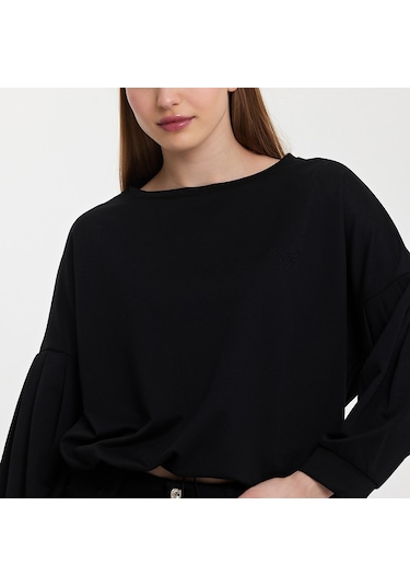 Twobull NAIROBI Kadın  Siyah Sweatshirt