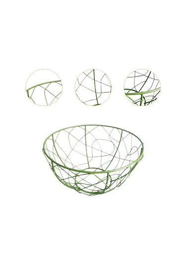 Trendooze Yılbaşı Partisi Sebzeli Meyve Depolama Sepeti Yeşil Yeşil
